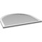 Ekena Millwork Round Top Surface Mount PVC Gable Vent w/ 2"W x 1-1/2"P Brickmould Frame, 40"W x 36"H GVPRT40X3602SN - alternate 4